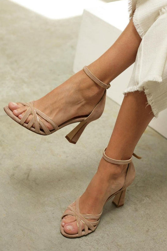 Victoria™ Zapatos de tacón de punta afilada con diseño de patchwork