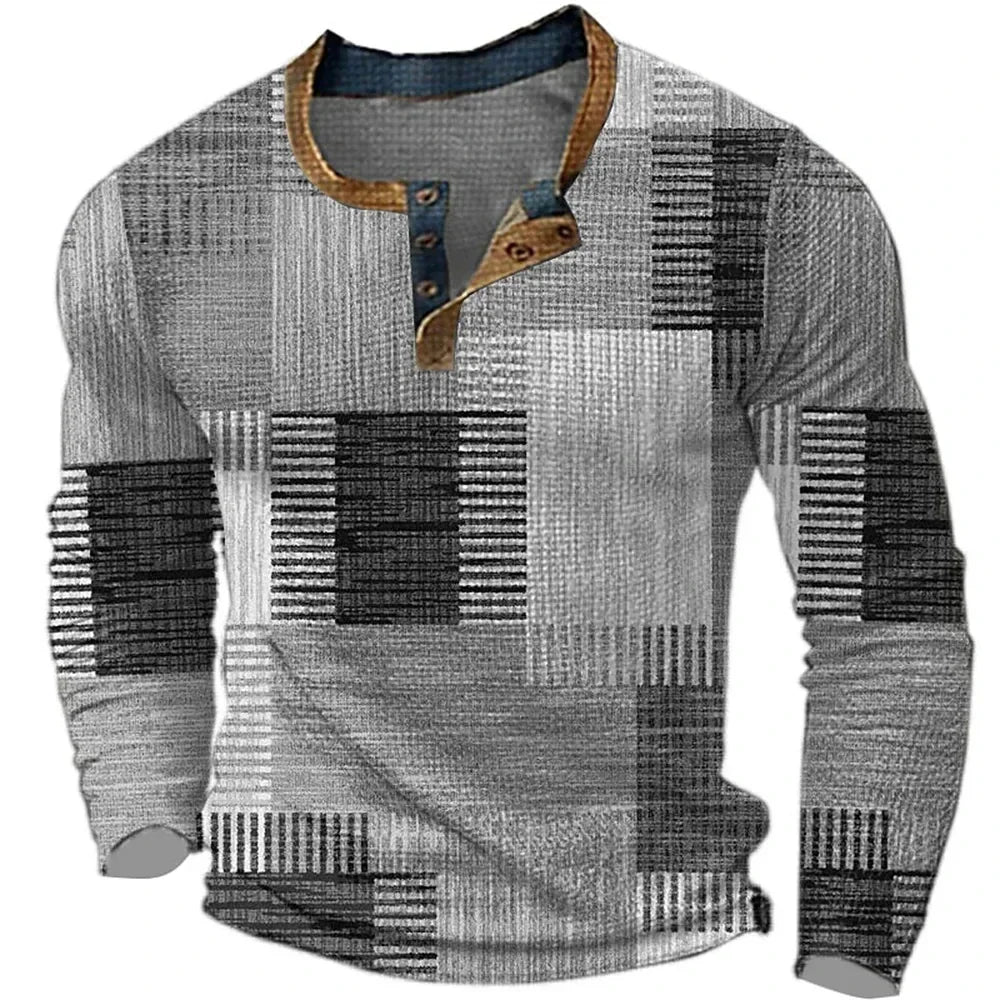 Adriano™ – Camisa Patchwork Elegante para Hombre