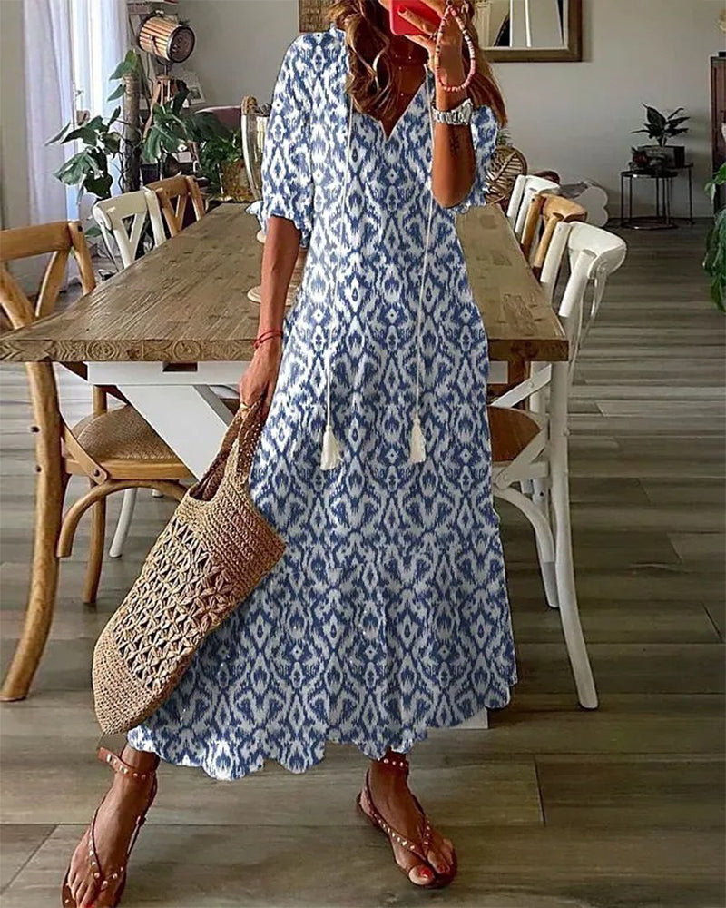 Sophia - Vestido de verano estilo boho vintage