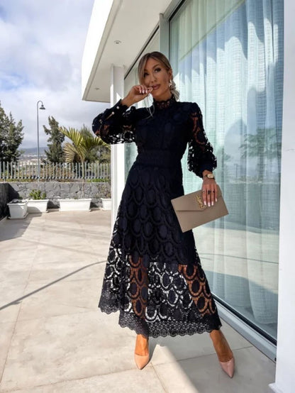 Georgia™ - Elegante vestido de encaje francés