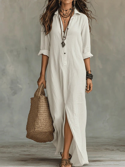 Soline | Vestido largo con botones