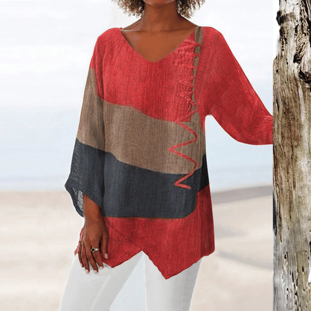 Valeria™ | Blusa Elegante y Ligera de Estilo Artístico