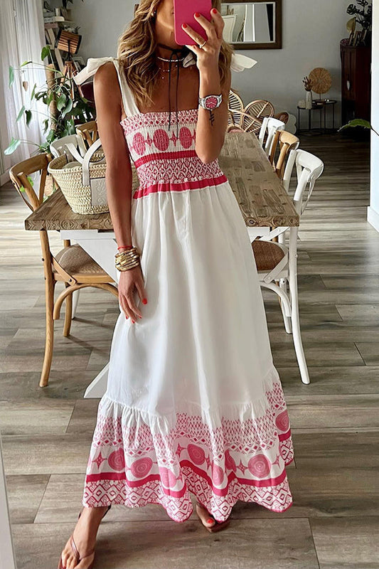 Elara – Vestido Maxi Boho Elegante
