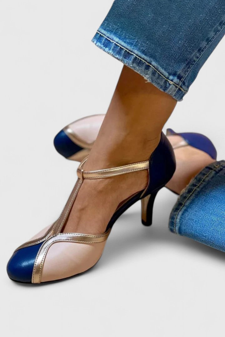 TAZARIAH™ ZAPATOS DE TACÓN COLOR CARAMELO