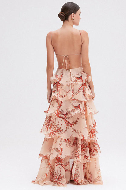 Nahia – Vestido Elegante con Volantes