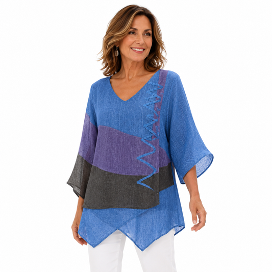 Valeria™ | Blusa Elegante y Ligera de Estilo Artístico