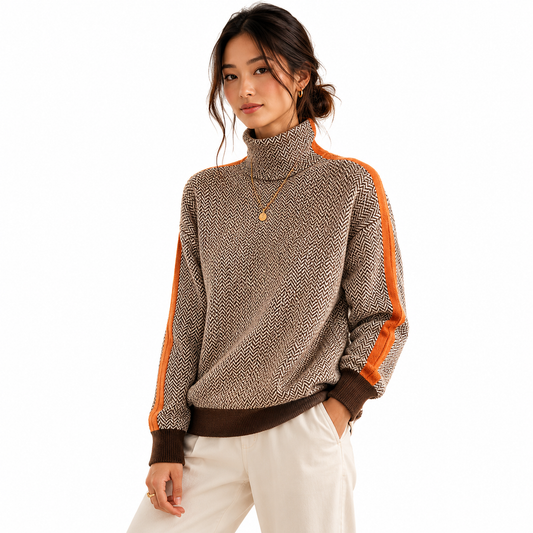 SOFÍA™ | SUÉTER DE CUELLO ALTO LUXE