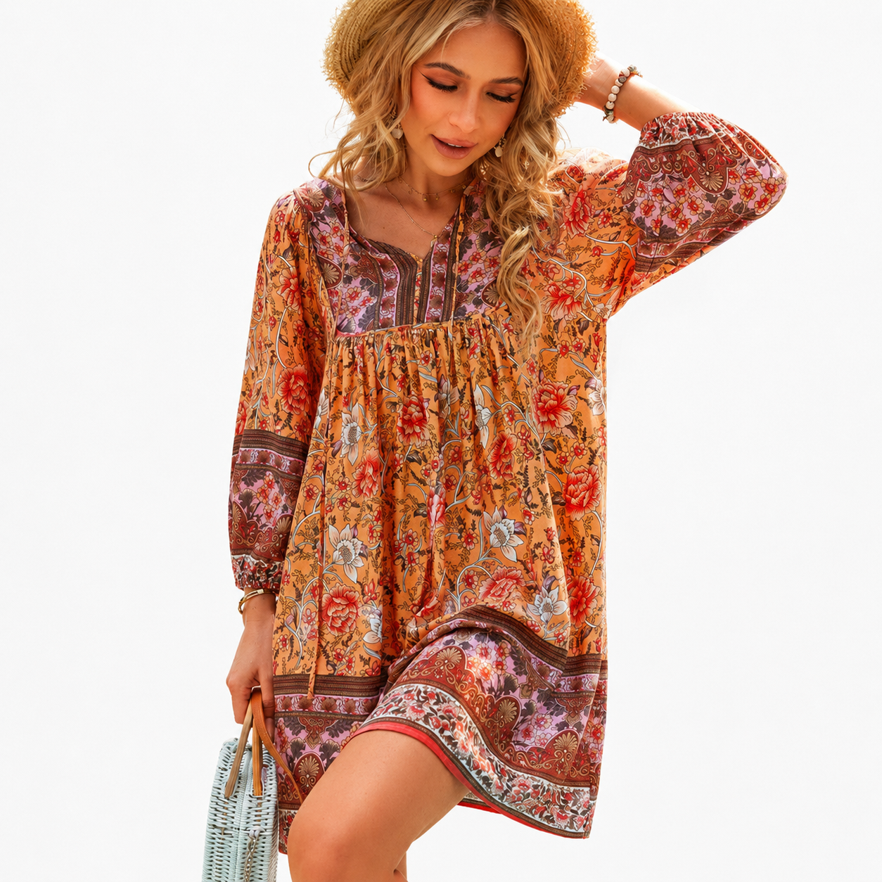 Beatrice – Vestido Túnica Boho