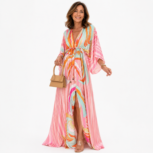Kaia – Vestido Caftán Boho de Verano