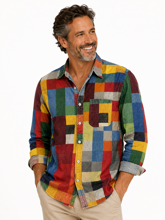 Marcos™ | Camisa con mosaico exclusivo