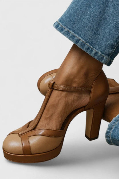 NADIA™ Zapatos de tacón estilo vintage chic