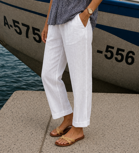 Sonia | Pantalon de lino elegante