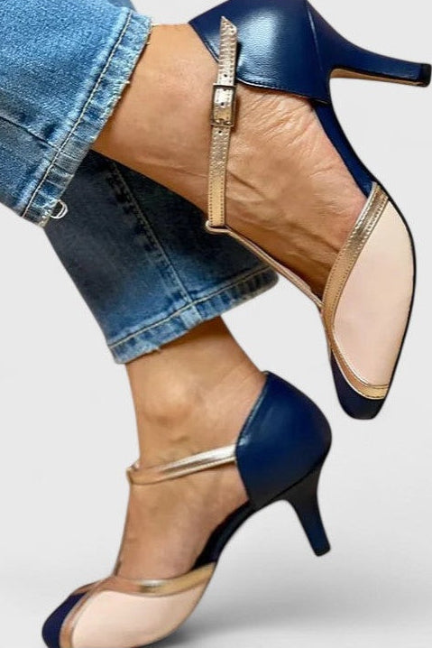 TAZARIAH™ ZAPATOS DE TACÓN COLOR CARAMELO