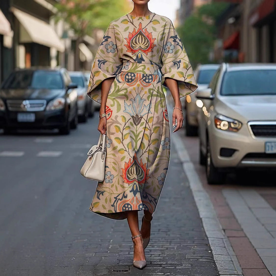 Melody™ - Elegante vestido con cuello redondo