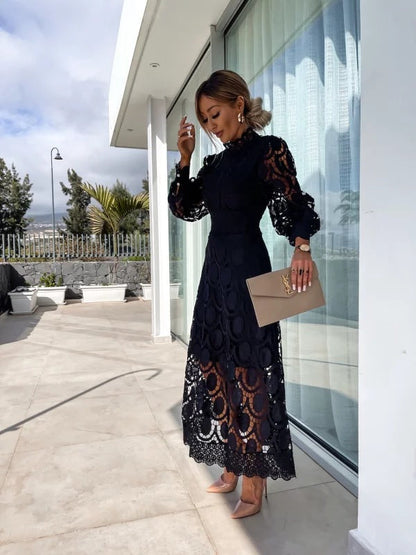 Georgia™ - Elegante vestido de encaje francés