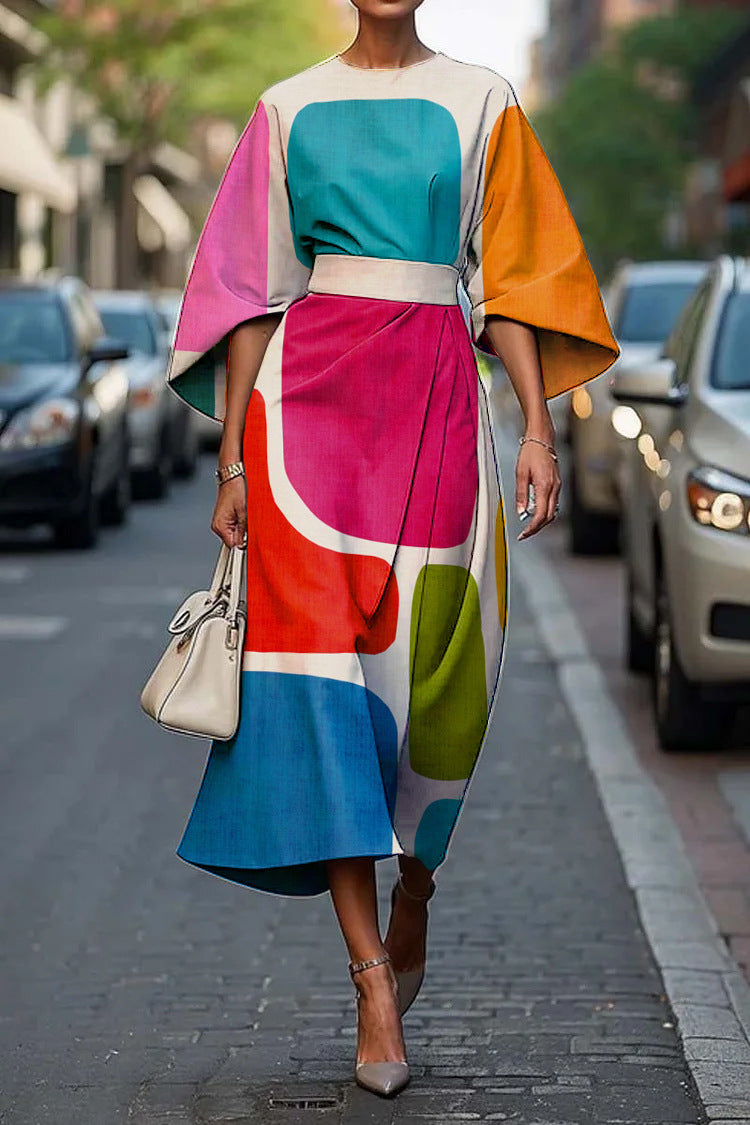 Melody™ - Elegante vestido con cuello redondo