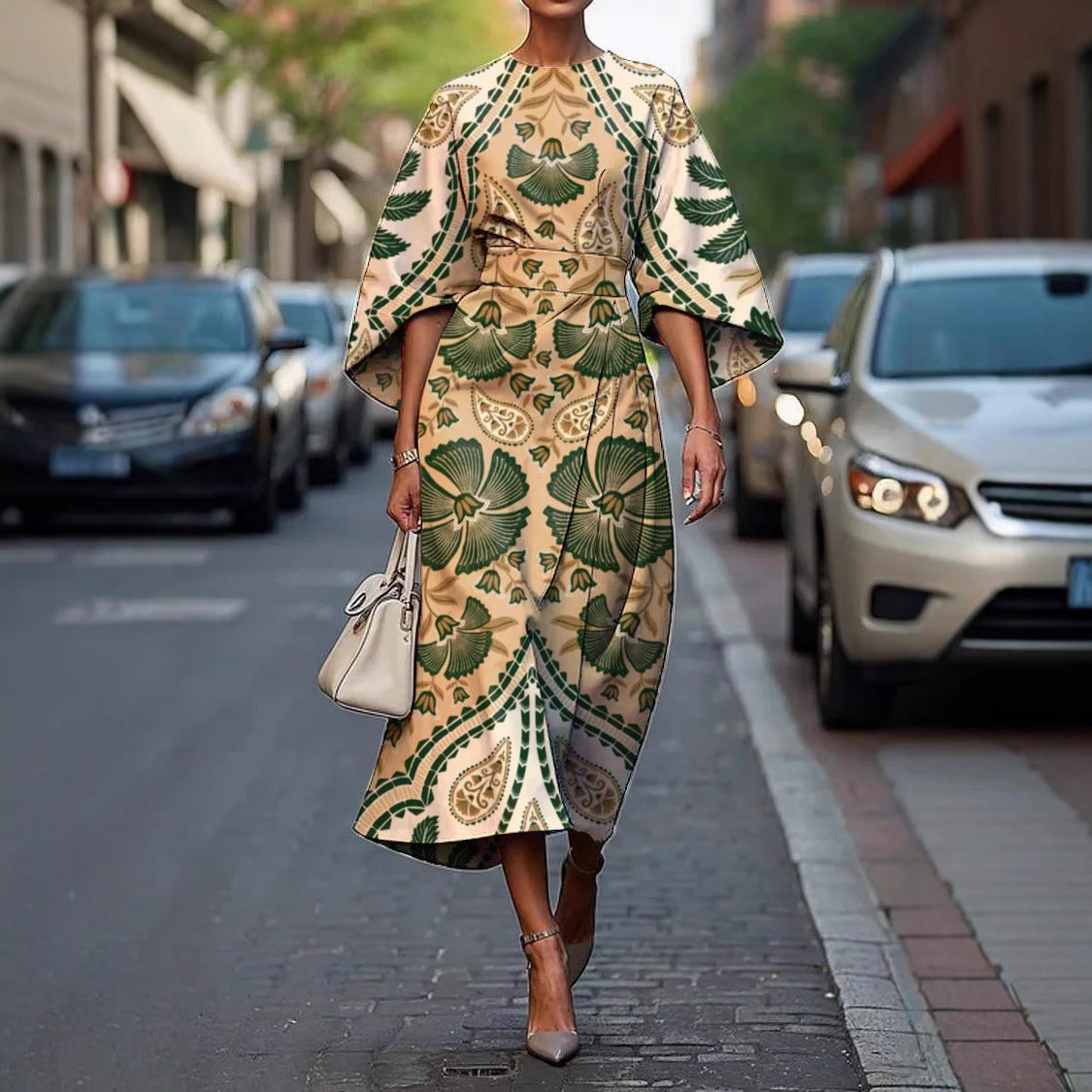 Melody™ - Elegante vestido con cuello redondo