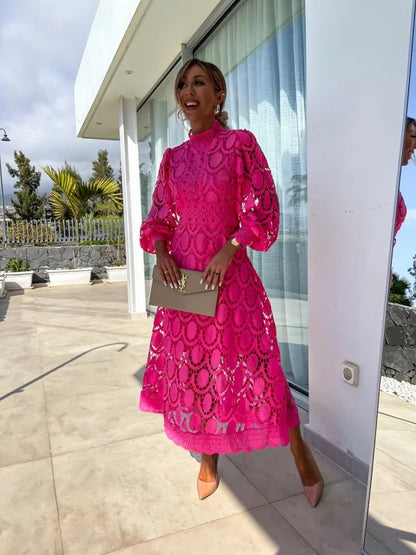 Georgia™ - Elegante vestido de encaje francés