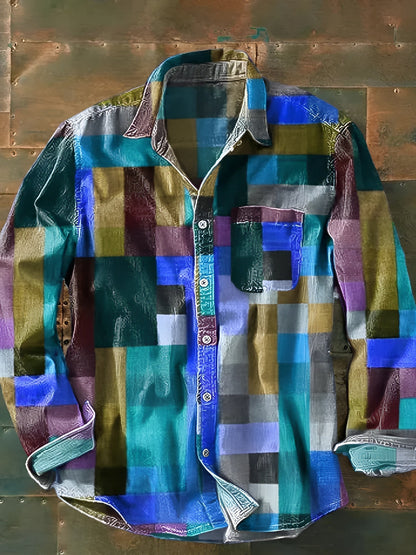 Marcos™ | Camisa con mosaico exclusivo