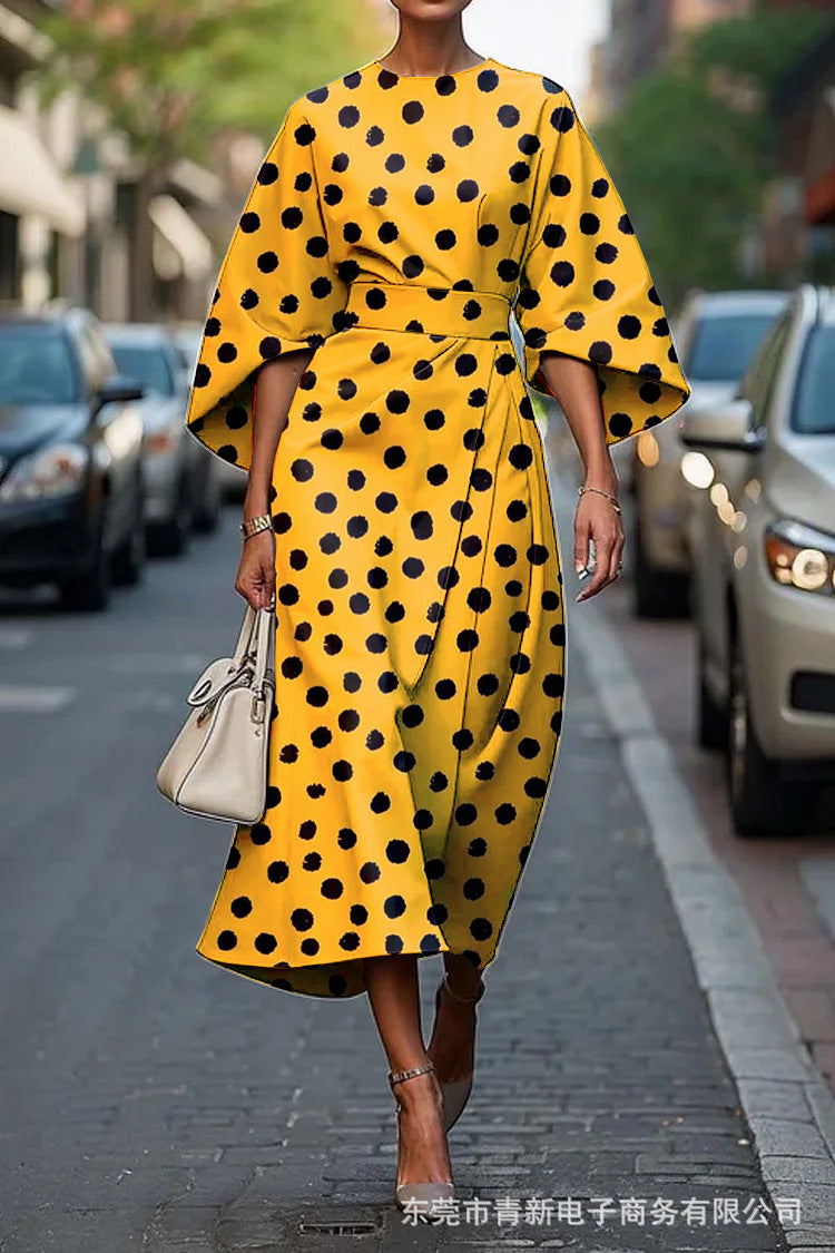 Melody™ - Elegante vestido con cuello redondo