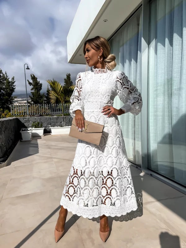 Georgia™ - Elegante vestido de encaje francés
