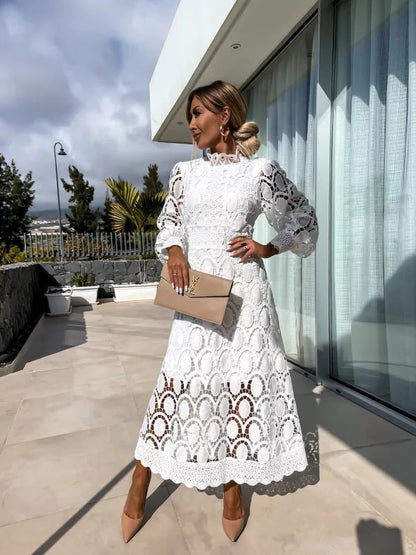 Georgia™ - Elegante vestido de encaje francés