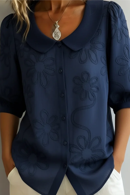 Valeria - Blusa de flores elegante