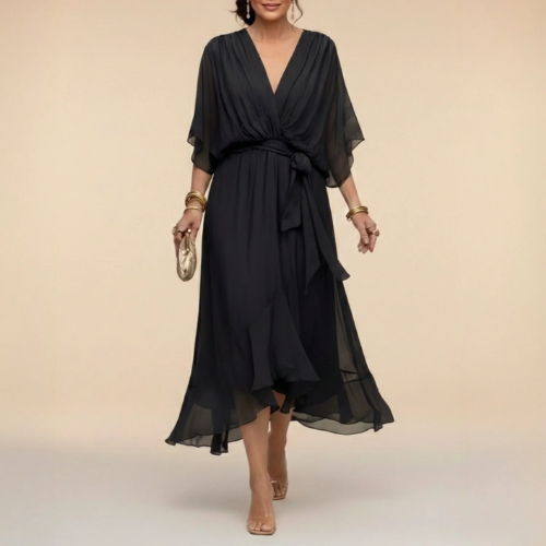 Mónica - Vestido con escote en V
