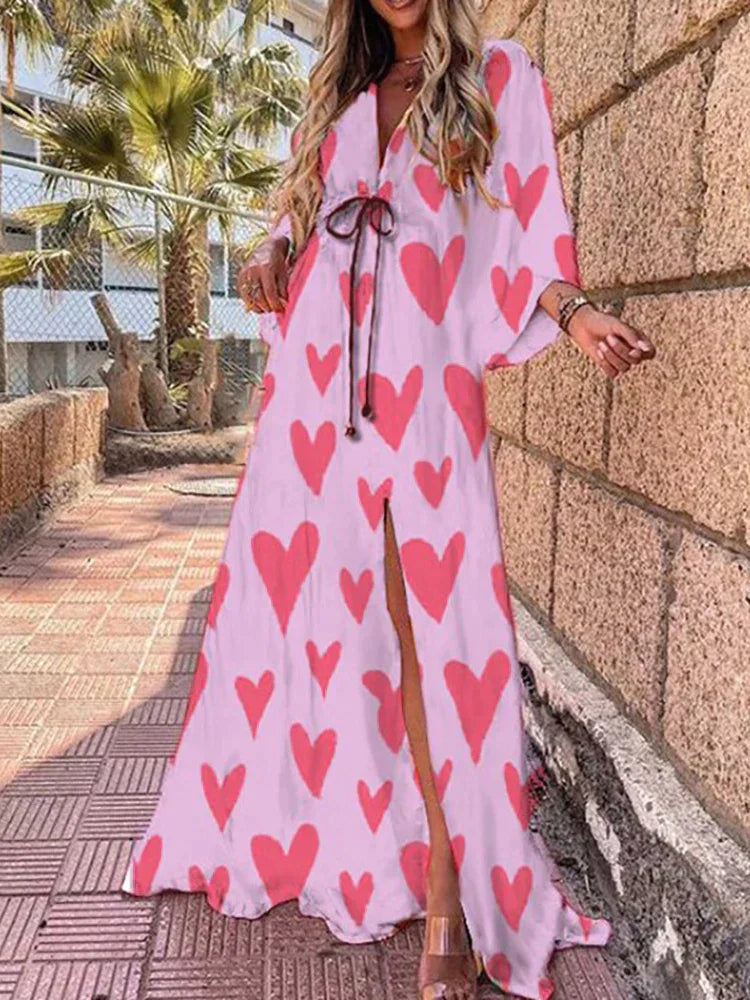 Kaia – Vestido Caftán Boho de Verano