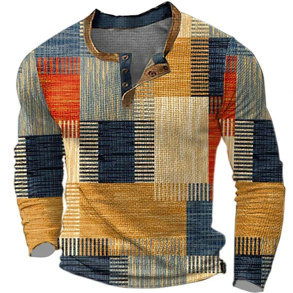 Adriano™ – Camisa Patchwork Elegante para Hombre