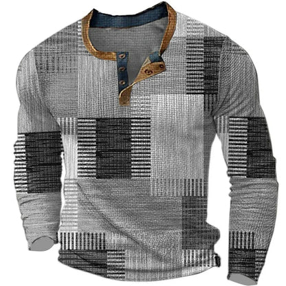 Adriano™ – Camisa Patchwork Elegante para Hombre
