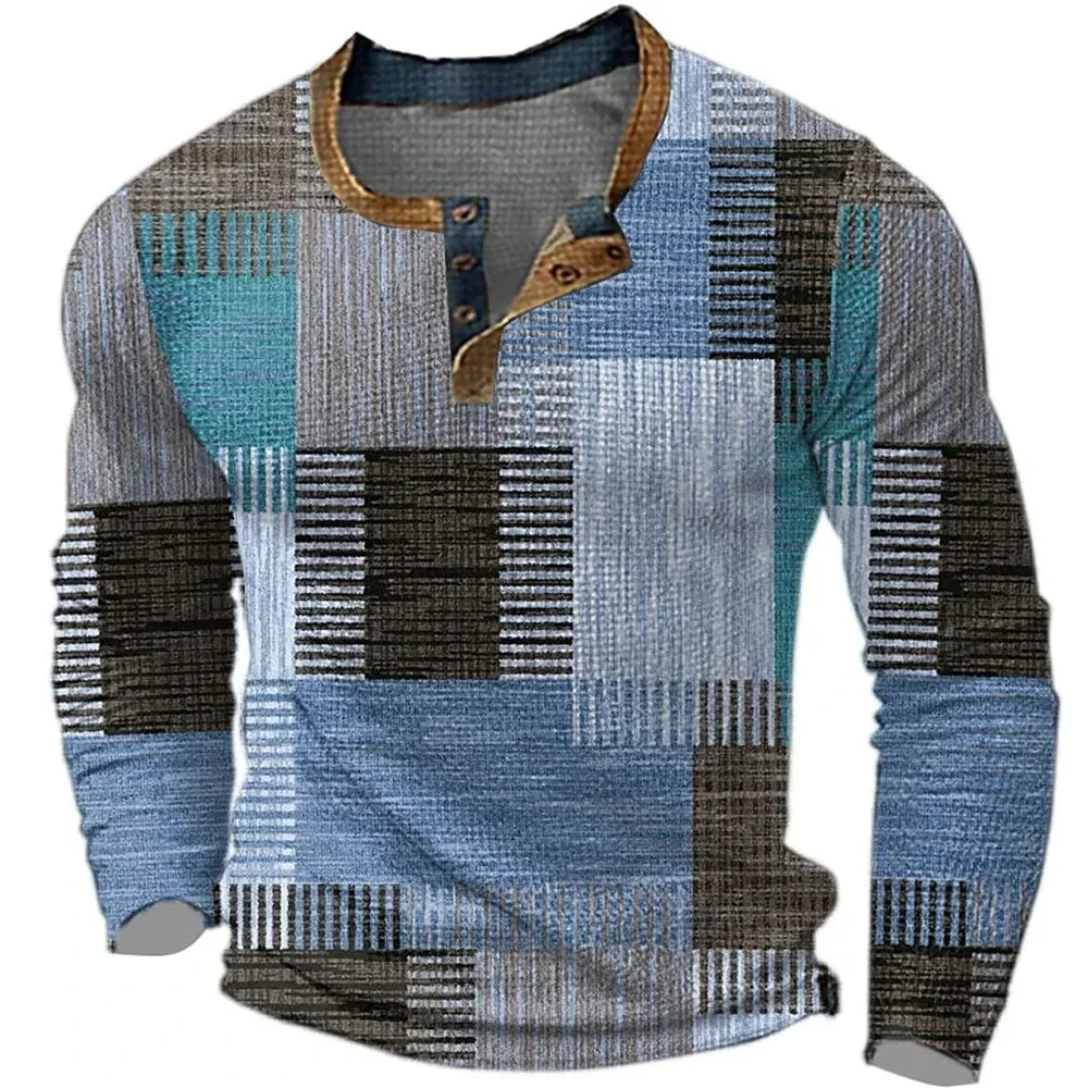 Adriano™ – Camisa Patchwork Elegante para Hombre