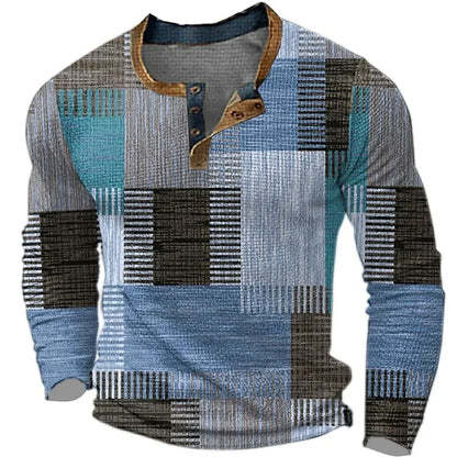 Adriano™ – Camisa Patchwork Elegante para Hombre