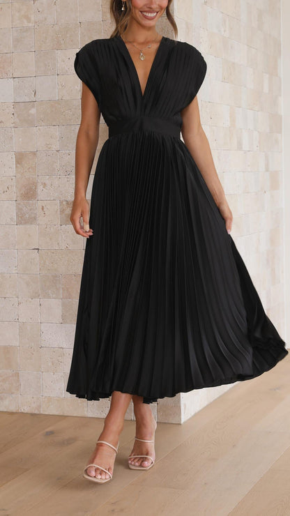 Isla – Vestido Elegante Plisado