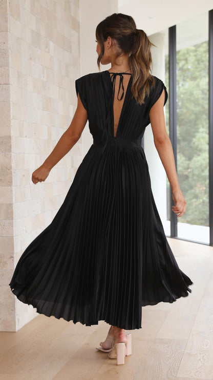Isla – Vestido Elegante Plisado