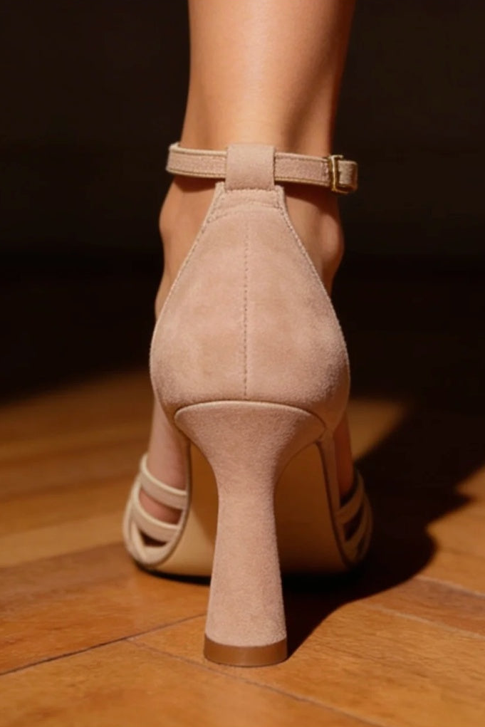 Victoria™ Zapatos de tacón de punta afilada con diseño de patchwork