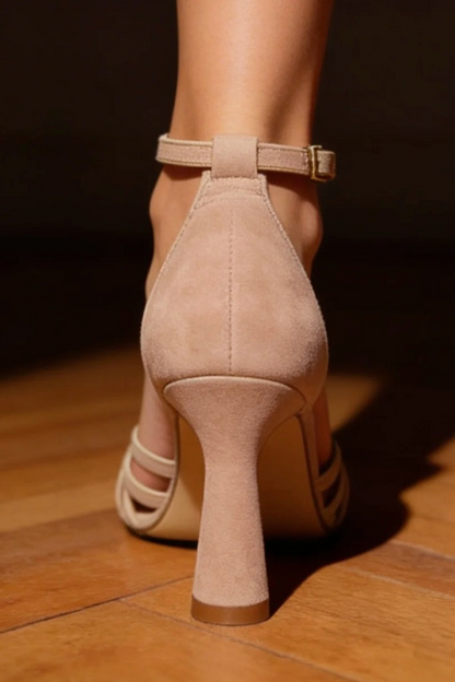 Victoria™ Zapatos de tacón de punta afilada con diseño de patchwork