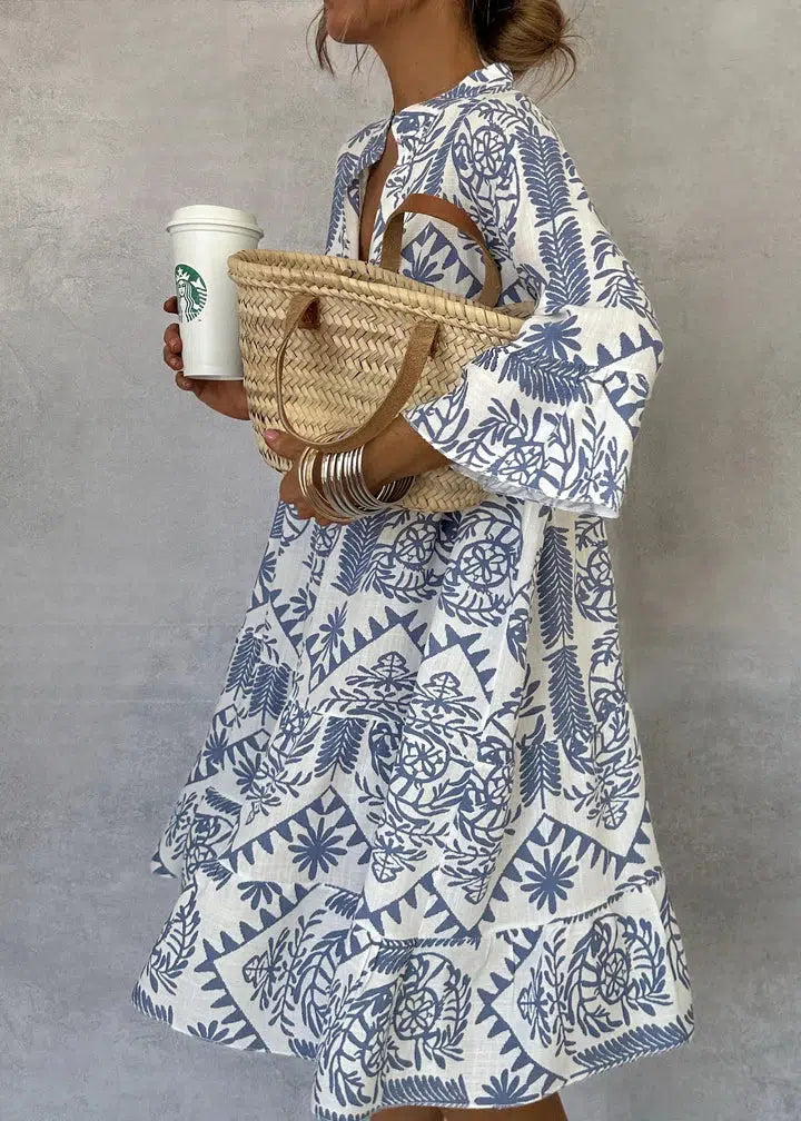 Idalina - Vestido estampado elegante