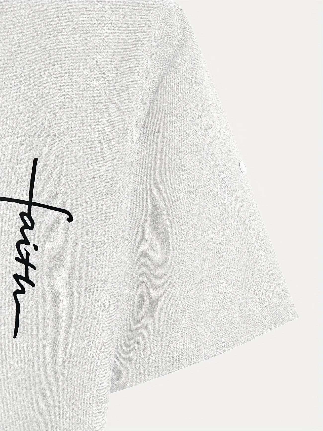 Leo™ | Elegante camisa de manga corta con cuello alto