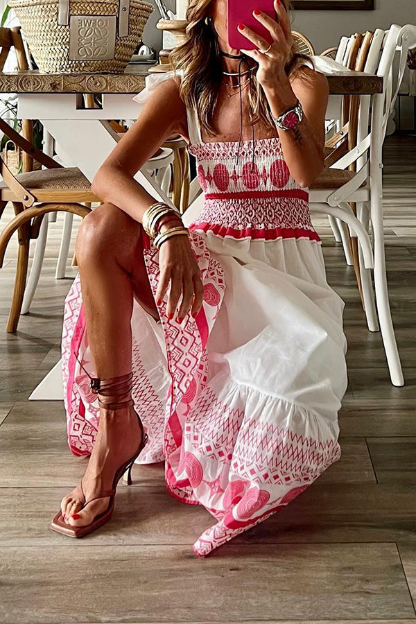 Elara – Vestido Maxi Boho Elegante