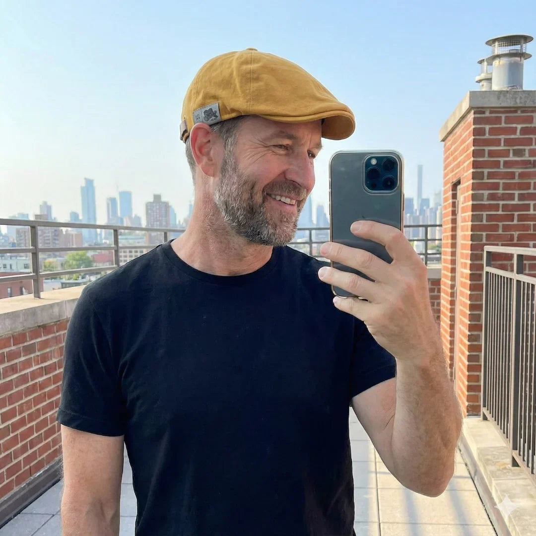 Miguel - Gorra plana con estilo para hombre.