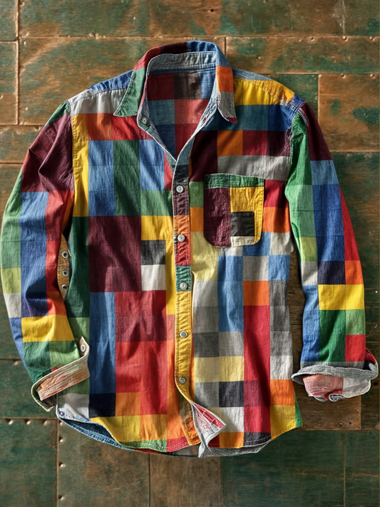 Marcos™ | Camisa con mosaico exclusivo