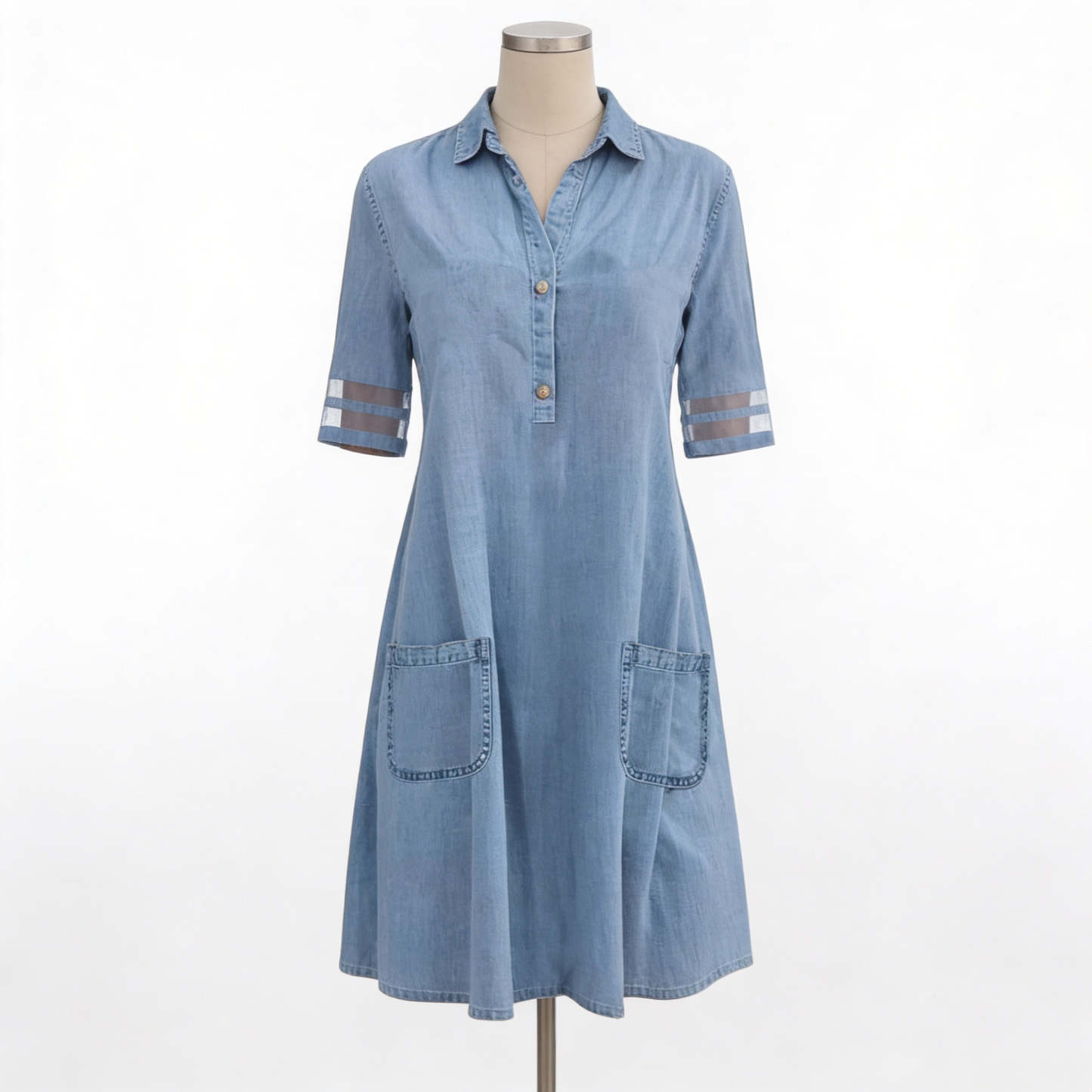 Serena | Vestido camisero vaquero