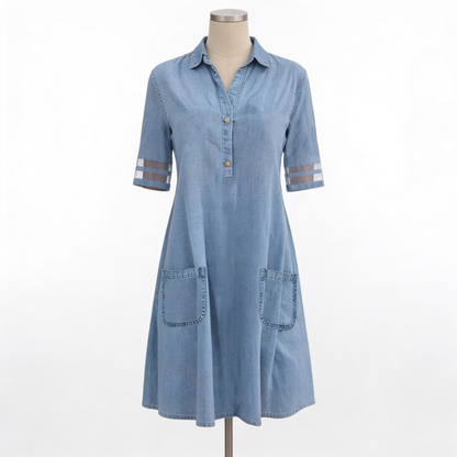 Serena | Vestido camisero vaquero