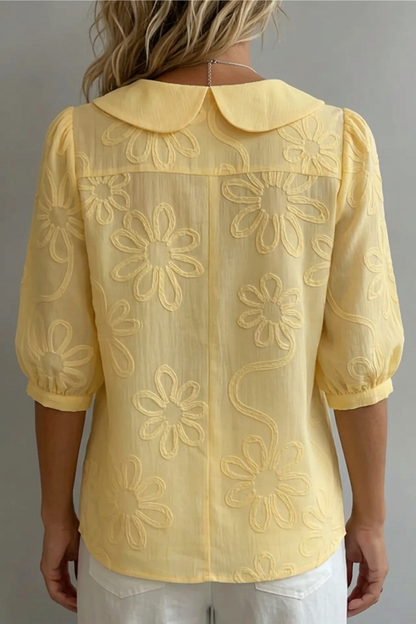 Valeria - Blusa de flores elegante