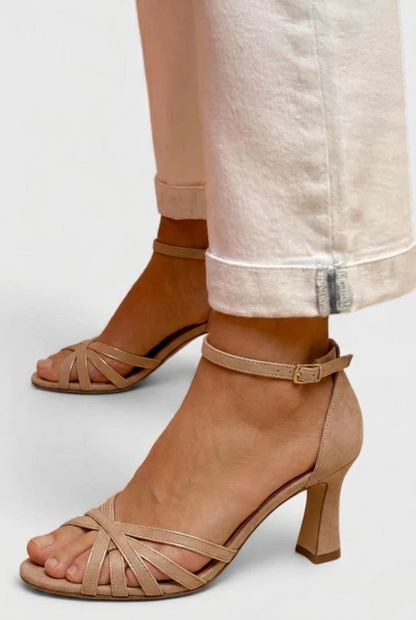 Victoria™ Zapatos de tacón de punta afilada con diseño de patchwork