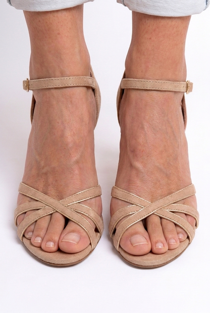 Victoria™ Zapatos de tacón de punta afilada con diseño de patchwork