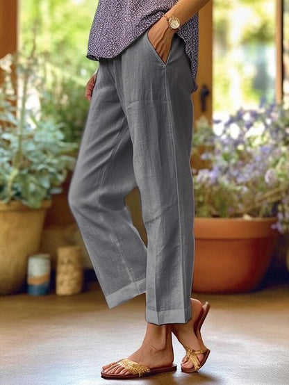 Sonia | Pantalon de lino elegante