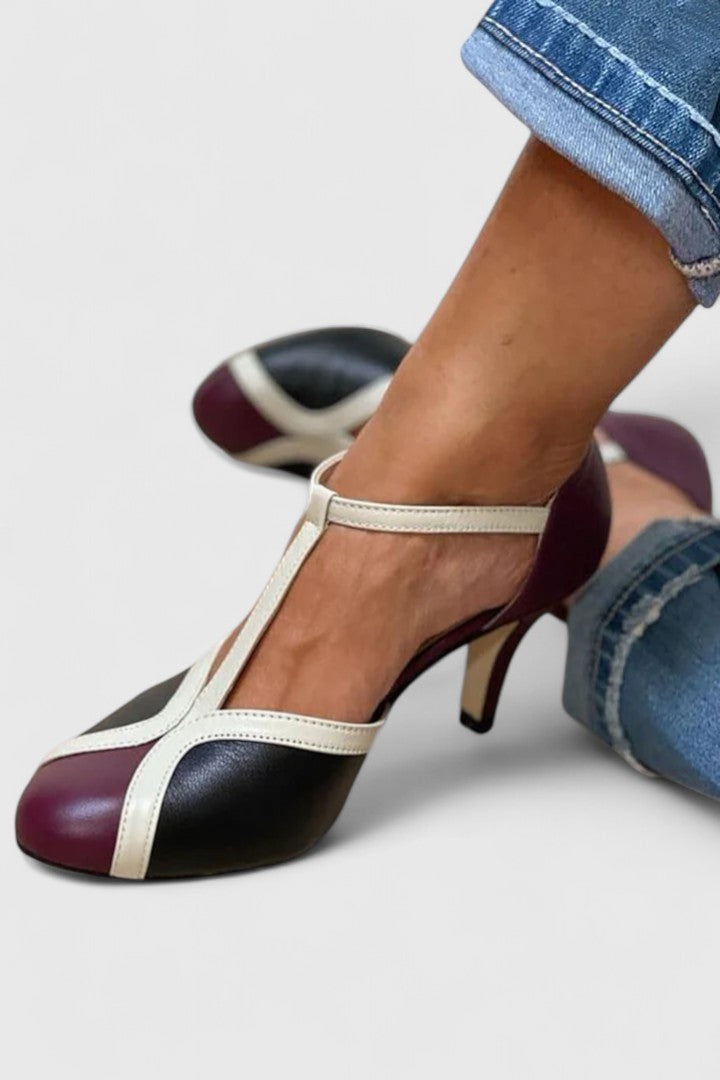 TAZARIAH™ ZAPATOS DE TACÓN COLOR CARAMELO