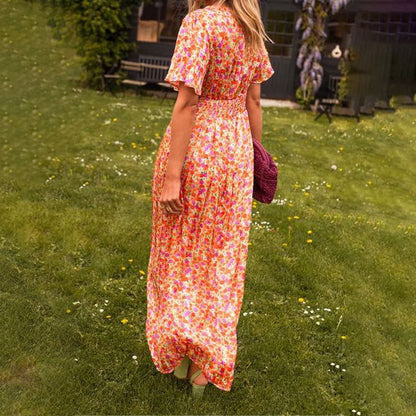 Amelia™ - Elegante vestido largo floral